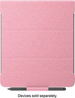 Amazon - Kindle Scribe Fabric Folio Cover with Magnetic Attach (for Kindle Scribe) - Wild Rose - Large Front