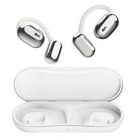 Oladance - OWS 2 Wearable Stereo True Wireless Open Ear Headphones - Space Silver - Large Front