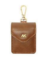 Anne Klein - Faux Leather Case for Apple AirPods, Apple Airpods Keychain Case, Compatible with Ai... - Large Front