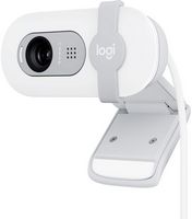 Logitech - Brio 100 1080p Full HD Webcam for Meetings and Streaming - Off-White - Large Front