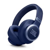 JBL - Live 770NC Wireless Over-Ear Headphones with True Adaptive Noise Cancelling - 2024 - Blue - Large Front