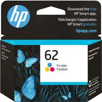 HP - 62 Standard Capacity Ink Cartridge - Tri-color - Large Front