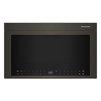 KitchenAid - 1.1 Cu. Ft. Convection Flush Built-In Over-the-Range Microwave with Air Fry Mode - B... - Large Front