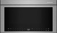 KitchenAid - 1.1 Cu. Ft. Convection Flush Built-In Over-the-Range Microwave with Air Fry Mode - S... - Large Front