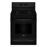 Whirlpool - 5.3 Cu. Ft. Freestanding Gas Range with Cooktop Flexibility - Black - Large Front