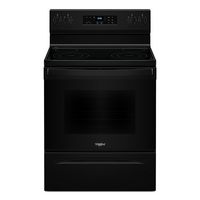 Whirlpool - 5.3 Cu. Ft. Freestanding Electric Range with Cooktop Flexibility - Black - Large Front