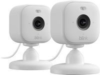 Blink - Mini 2 Indoor/Outdoor 1080p Plug-In Security Camera (2-Pack) - White - Large Front