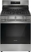 Frigidaire 5.1 Cu. Freestanding Gas Range with Air Fry - Stainless Steel - Large Front