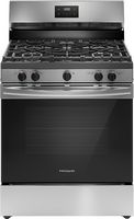 Frigidaire 5.1 Cu. Ft Freestanding Gas Range with Quick Boil Burner - Stainless Steel - Large Front