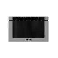Thor Kitchen - 1.2 Cu. Ft. Built-In Microwave Drawer - Stainless Steel - Large Front