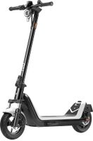 NIU - KQi 300P Foldable Electric Kick Scooter W/ 30 mi Max Range & 20 mph Max Speed - White - Large Front