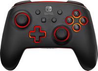 PowerA - Enhanced Wireless Controller for Nintendo Switch - Black - Large Front