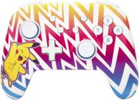 PowerA - Enhanced Wireless Controller for Nintendo Switch - Pikachu Vibrant - Large Front