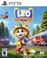 Leo the Firefighter Cat - PlayStation 5 - Large Front