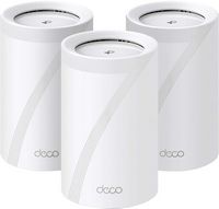 TP-Link - BE11000 Multi-Gig Whole Home Mesh Wi-Fi 7 System (3-Pack) - White - Large Front