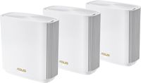 ASUS - ZenWiFi AXE7800 WiFi 6E Tri-band Mesh Router (3-Pack) - White - Large Front