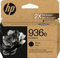 HP - 936e EvoMore Ink Cartridge - Black - Large Front