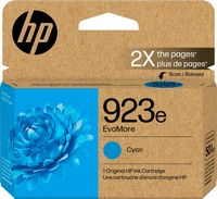 HP - 923e EvoMore Ink Cartridge - Cyan - Large Front