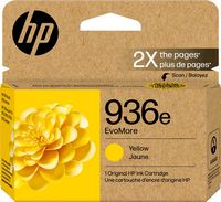 HP - 936e EvoMore Ink Cartridge - Yellow - Large Front