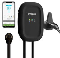 Emporia - EV Charger / NEMA 14-50 / NACS - Black - Large Front