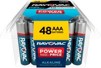 Rayovac - High Energy AAA Batteries (48 Pack), Alkaline Triple A Batteries - Large Front