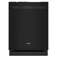 Whirlpool - Top Control Built-In Dishwasher with 3rd Rack and 44 dBA - Black - Large Front