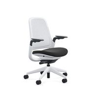 Steelcase - Series 1 Air Chair with Seagull Frame - Era Onyx / Seagull Frame - Large Front