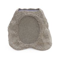 Victrola - Outdoor Wireless Bluetooth Solar Rock Speaker Connect (Each) - Stone - Large Front