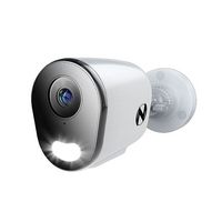 Night Owl - Indoor/Outdoor Add On Wired IP 4K Security Camera with 2-Way Audio - White - Large Front