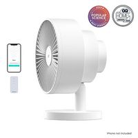 Windmill - Smart Whisper-Quiet Air Circulator and Fan with 5 speeds and Remote - White - Large Front