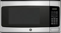 GE - 1.1 Cu. Ft. Countertop Microwave with Convenience Cooking Controls - Stainless Steel - Large Front