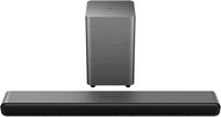 TCL - S55H 2.1 Channel S-Class Soundbar with Wireless Subwoofer, Dolby Atmos - Black - Large Front