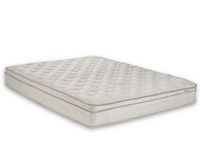 Cicely Sleep - Cicely 10.5-inch Euro Top Foam Hybrid Mattress in a Box-Full - White - Large Front