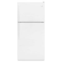 Whirlpool - 18.2 Cu. Ft. Top-Freezer Refrigerator - White - Large Front