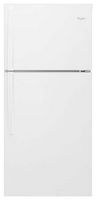 Whirlpool - 19.2 Cu. Ft. Top-Freezer Refrigerator - White - Large Front