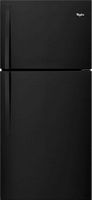 Whirlpool - 19.2 Cu. Ft. Top-Freezer Refrigerator - Black - Large Front