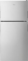 Whirlpool - 18.2 Cu. Ft. Top-Freezer Refrigerator - Stainless Steel - Large Front