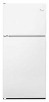 Amana - 18 Cu. Ft. Top-Freezer Refrigerator - White - Large Front