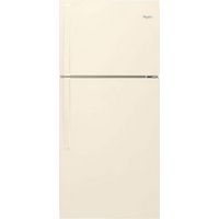 Whirlpool - 19.2 Cu. Ft. Top-Freezer Refrigerator - Biscuit - Large Front