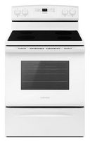 Amana - 4.8 Cu. Ft. Freestanding Electric Range - White - Large Front