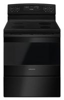 Amana - 4.8 Cu. Ft. Freestanding Electric Range - Black - Large Front