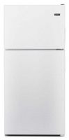 Maytag - 20.5 Cu. Ft. Top-Freezer Refrigerator - White - Large Front