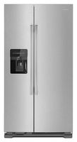 Amana - 21.4 Cu. Ft. Side-by-Side Refrigerator - Stainless steel - Large Front
