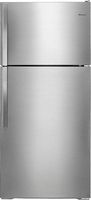 Whirlpool - 14.3 Cu. Ft. Top-Freezer Refrigerator - Monochromatic Stainless Steel - Large Front