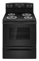 Amana - 4.8 Cu. Ft. Freestanding Electric Range - Black - Large Front