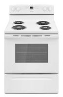 Amana - 4.8 Cu. Ft. Freestanding Electric Range - White - Large Front