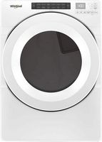 Whirlpool - 7.4 Cu. Ft. Stackable Electric Dryer - White - Large Front