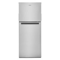 Whirlpool - 11.6 Cu. Ft. Top-Freezer Counter-Depth Refrigerator - Stainless Steel - Large Front