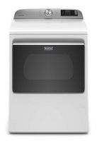 Maytag - 7.4 Cu. Ft. Smart Gas Dryer with Extra Power Button - White - Large Front