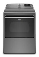 Maytag - 7.4 Cu. Ft. Smart Electric Dryer with Extra Power Button - Metallic Slate - Large Front